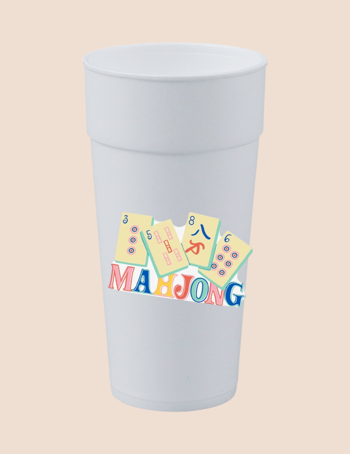 Mahjong Tiles Cup